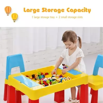 Table Set With 2 Chairs