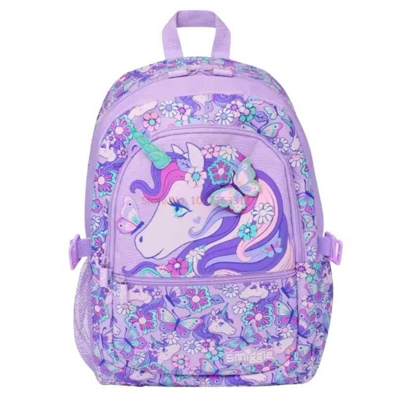 Smiggle Magical Unicorn Backpack – Glitter School Bag with Multiple Compartments, Lightweight & Durable Back-to-School Backpack for Kids