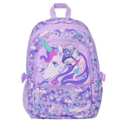 Smiggle Magical Unicorn Backpack – Glitter School Bag with Multiple Compartments, Lightweight & Durable Back-to-School Backpack for Kids