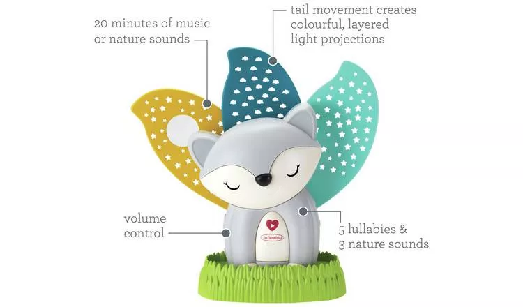 Infantino  2-In-1 Musical Soother & Night Light Projector