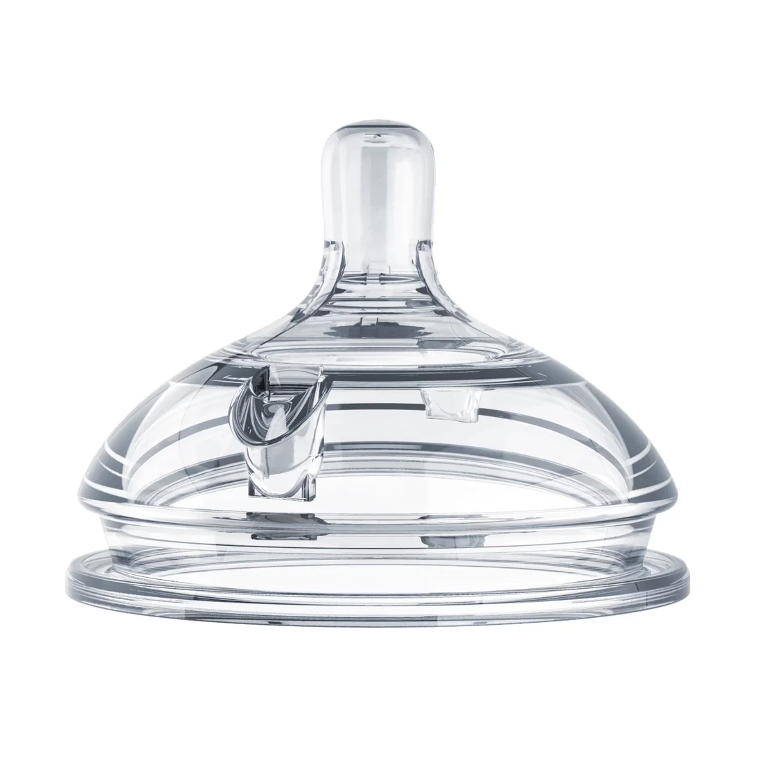 Comotomo Natural Teat Silicone Nipples - Transparent 2 Pcs