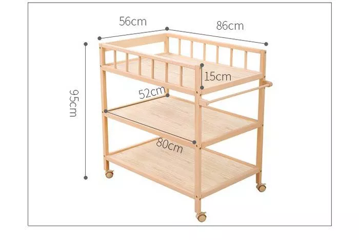 Wooden Changing Area