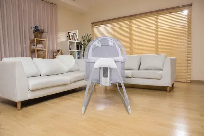 Mastela 3-in-1 Electric Swing Bedside Crib