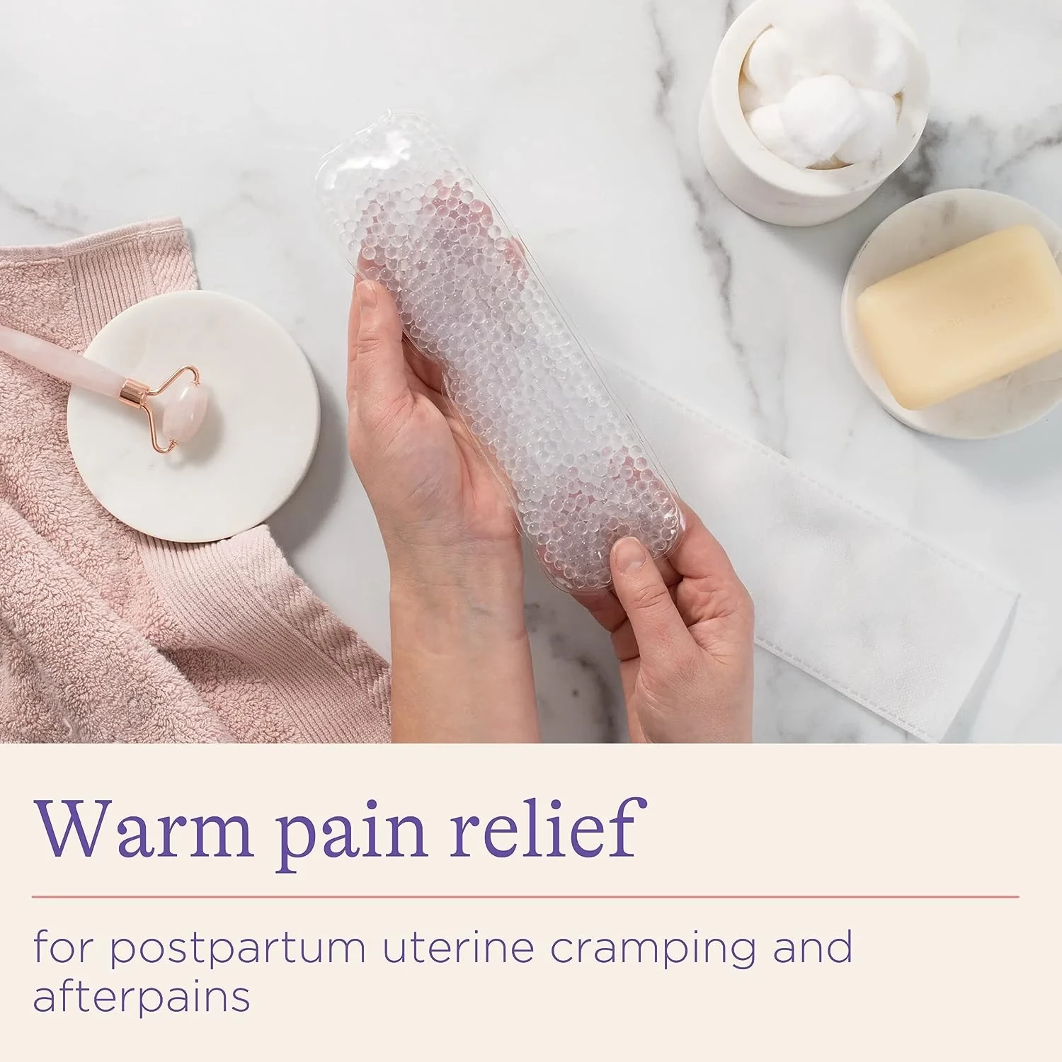 Cold & Warm Reusable Post-Birth Relief Pad, Freezer and Microwave Post-birth Essentials