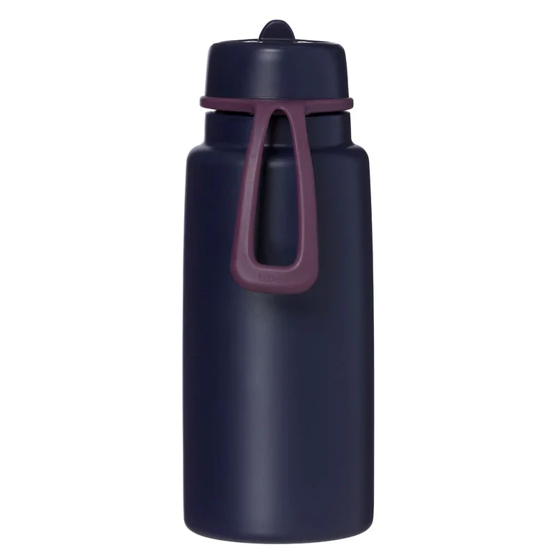 B.box 1L Insulated Water Bottle | Triple-Layer Stainless Steel, Flip Top Lid & Sport Spout | Leakproof, BPA-Free, Keeps Drinks Cold up to 46hrs