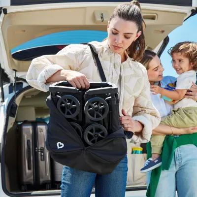 Munchkin Sparrow Travel Stroller, Ultra Compact, Lightweight & Foldable Baby Stroller for Toddlers, Airplane Cabin Friendly