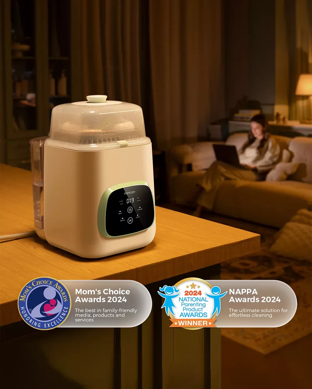 Momcozy KleanPal Pro Baby Bottle Washer Electric Bottle Washer