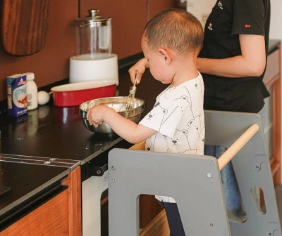 Stepladder for Kids, Durable Wooden Stepping Tower With 3 Height Adjustments, Multifunctional Kids Step Stool, Toilet, Hand Wash, Training, Easy Assembly