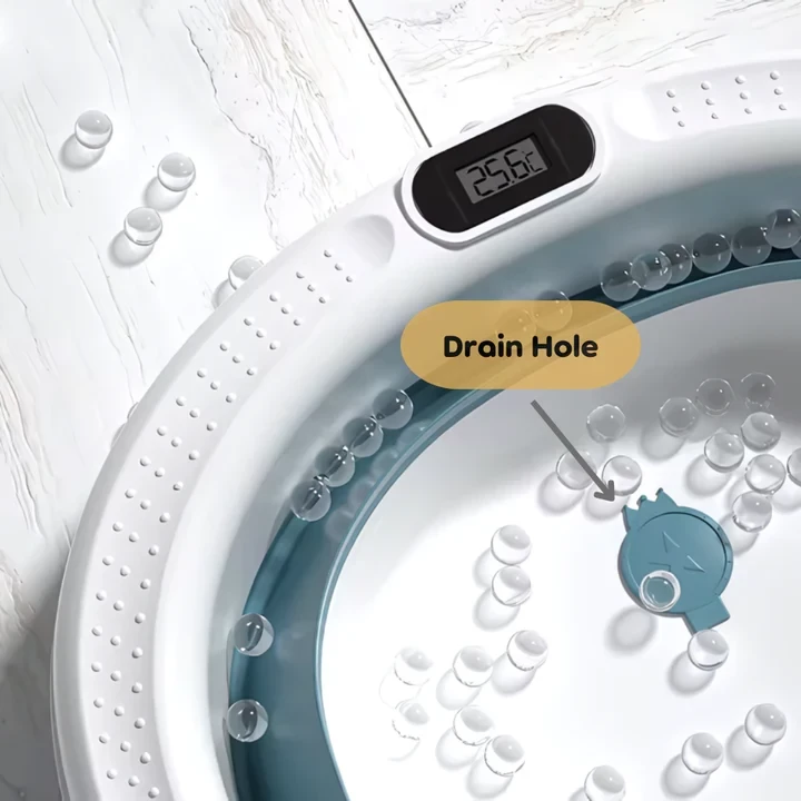 Portable Non-slip Baby Bathtub for Infants to Toddlers