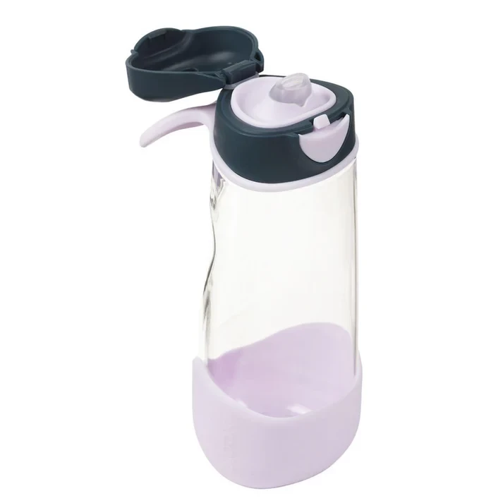 B.Box Sport Spout Kids Water Bottle 600ml | Leakproof, Durable, Easy Grip Tritan Drink Bottle with Tilt & Sip Spout