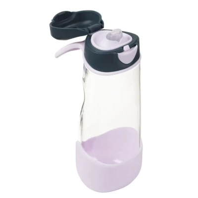 B.Box Sport Spout Kids Water Bottle 600ml | Leakproof, Durable, Easy Grip Tritan Drink Bottle with Tilt & Sip Spout