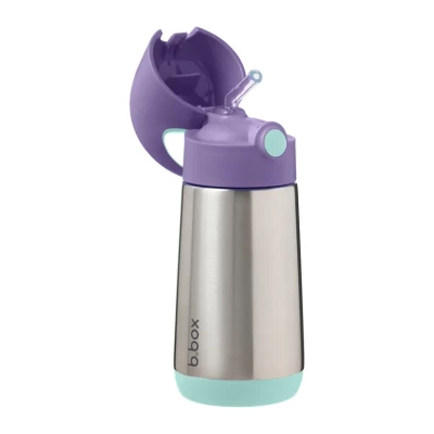 B.Box Insulated Drink & Water Bottle | Insulated Double Wall Stainless Steel | Keeps Drink Cold Up to 8hrs, Warm Up to 6hrs | 350ml | 12m+