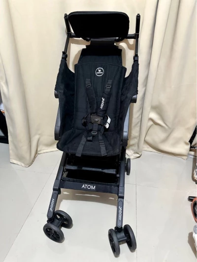 Ultra Pocket Stroller (Atom) | Lightweight 4.5kg Travel Stroller with Recline, Aluminum Frame, and Compact Fold for Air Travel