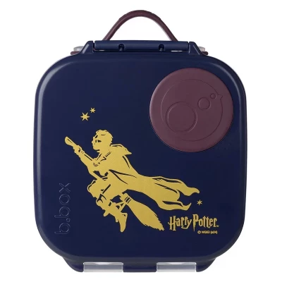 B.Box Harry Potter Lunchbox | Leakproof Lunch Box for Kids, Adjustable Compartments & Easy-Grip Handle, Available in Mini, Large, and Snackbox Size