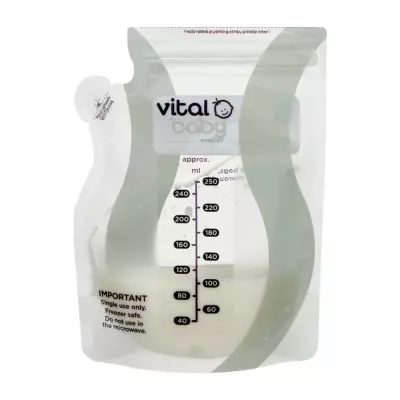 NURTURE easy pour breast milk storage bags
