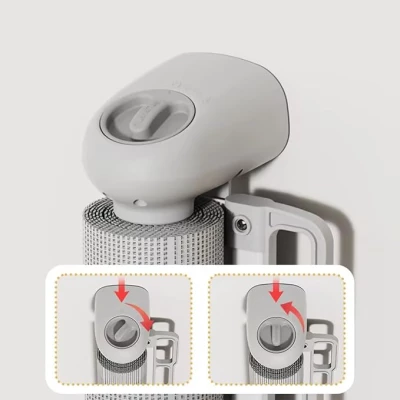 Retractable Baby Safety Gate| Roll-Up Stair & Door Gate for Babies, Dogs & Pets | ‎135 x 135 x 86 cm