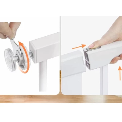 Safety Gate for Babies & Pets | No-Drill Extendable Safety Gate for Doorways & Stairs