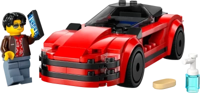 Red Sports Car - 60448