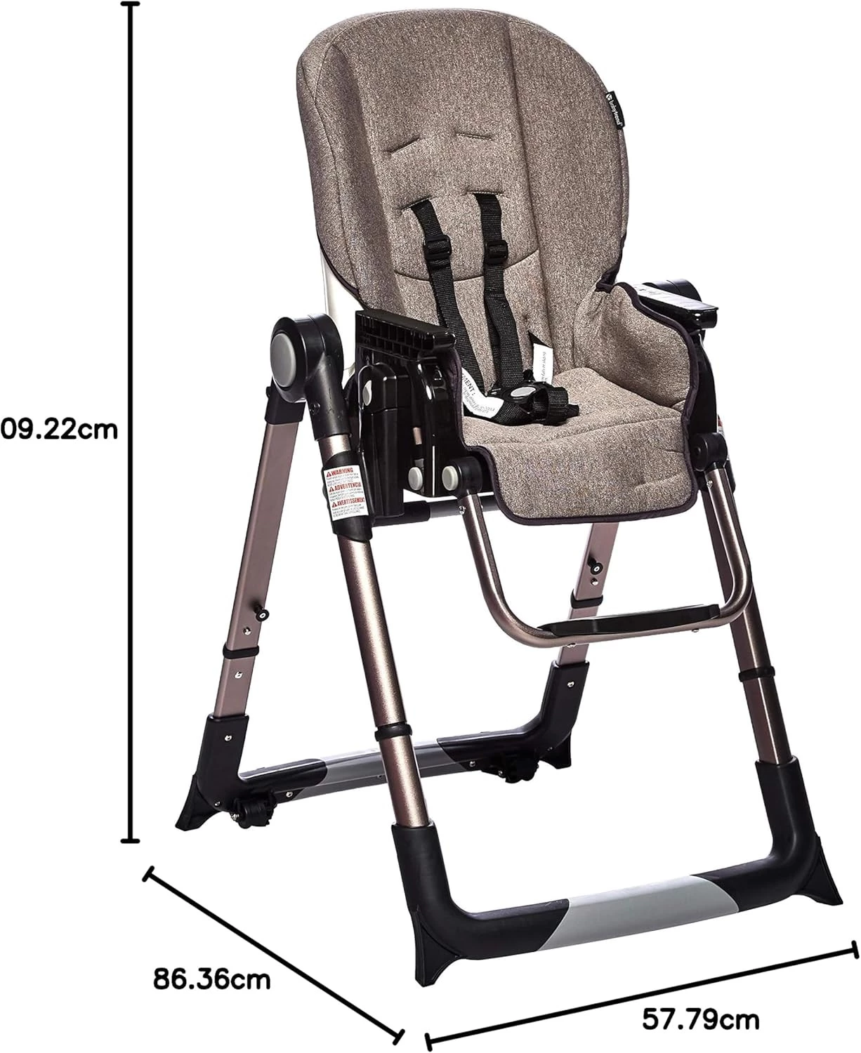 Baby Trend Go Lite Snap Gear 5-in-1 Feeding Center High Chair