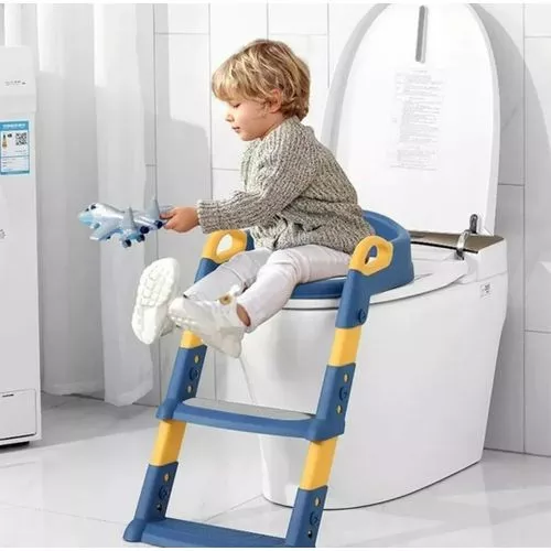 2-in-1 Potty Training Seat with Step Ladder, and Handle for Toddlers – Kids Toilet Trainer for Boys & Girls