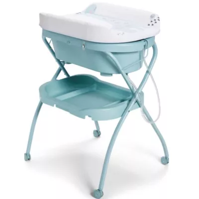 Toimoys Bathing Station, 2-in-1 Baby Bath and Changing Pad | Soft, Ergonomic Design, Safe & Comfortable for Newborns and Infants