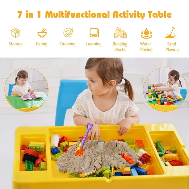 Table Set With 2 Chairs