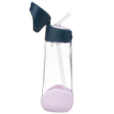 B.Box Tritan Kids Water Bottle 600ml | Leakproof, Easy Grip, Durable Straw Drink Bottle for School & Everyday Use