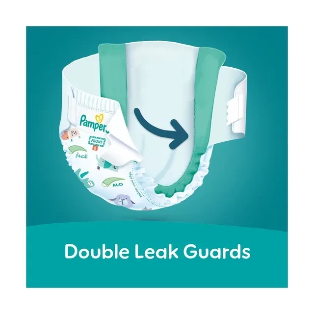 Pampers Rash Protection Taped Diapers with Aloe Vera Lotion – 3X Leak Protection & Comfortable Baby