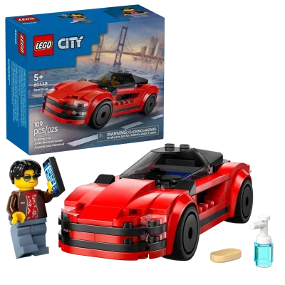 Red Sports Car - 60448