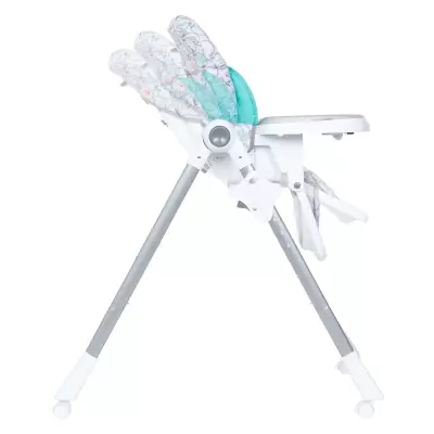 Baby Trend High Feeding Chair, Adjustable and Foldable Kids Chair with Wheels, Reclining Kids Seat with Detachable Feeding Tray