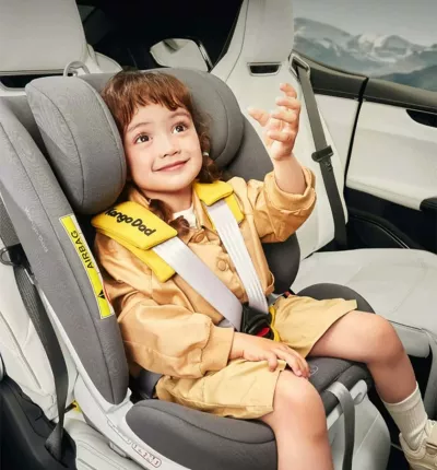 Kango Dad Modern 360° Rotating Car Seat | From Newborn to Toddler | Isofix & Belt Compatible