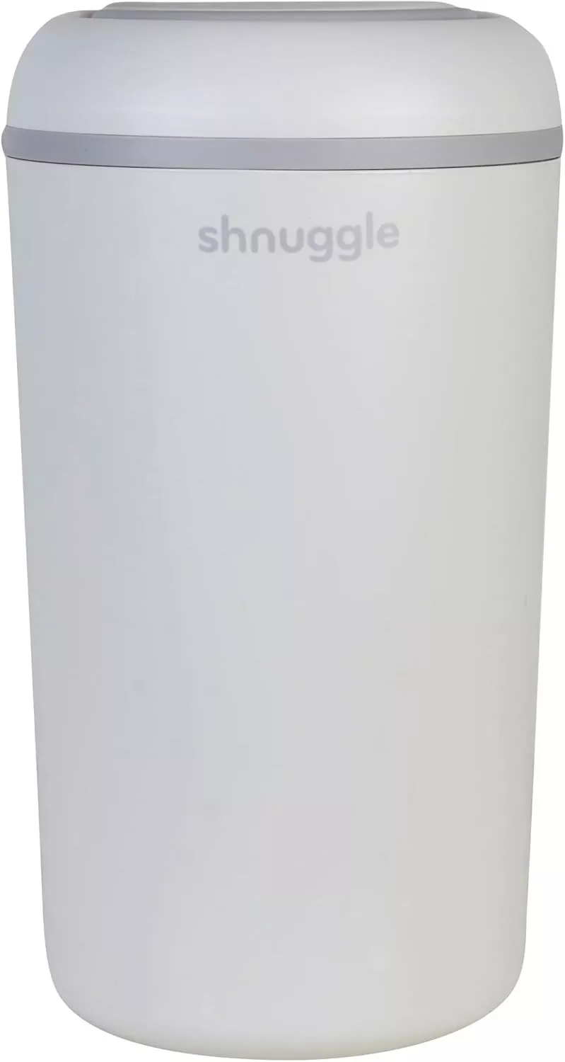 Shnuggle Eco-Touch Nappy Bin, White