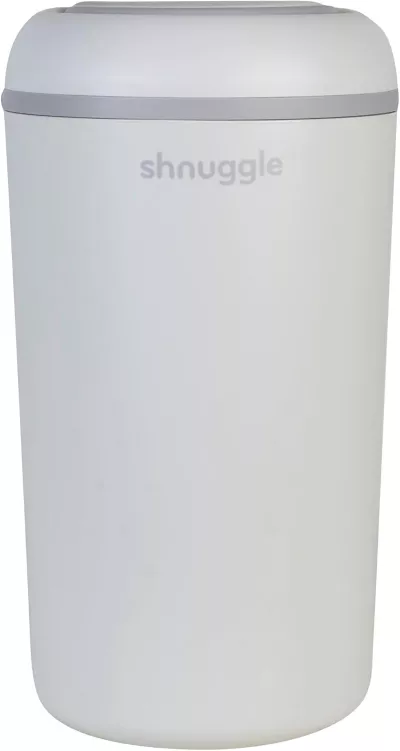 Shnuggle Eco-Touch Nappy Bin, White