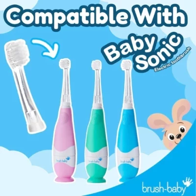 BabySonic Replacement Brush Heads 18–36 Months (4pack)