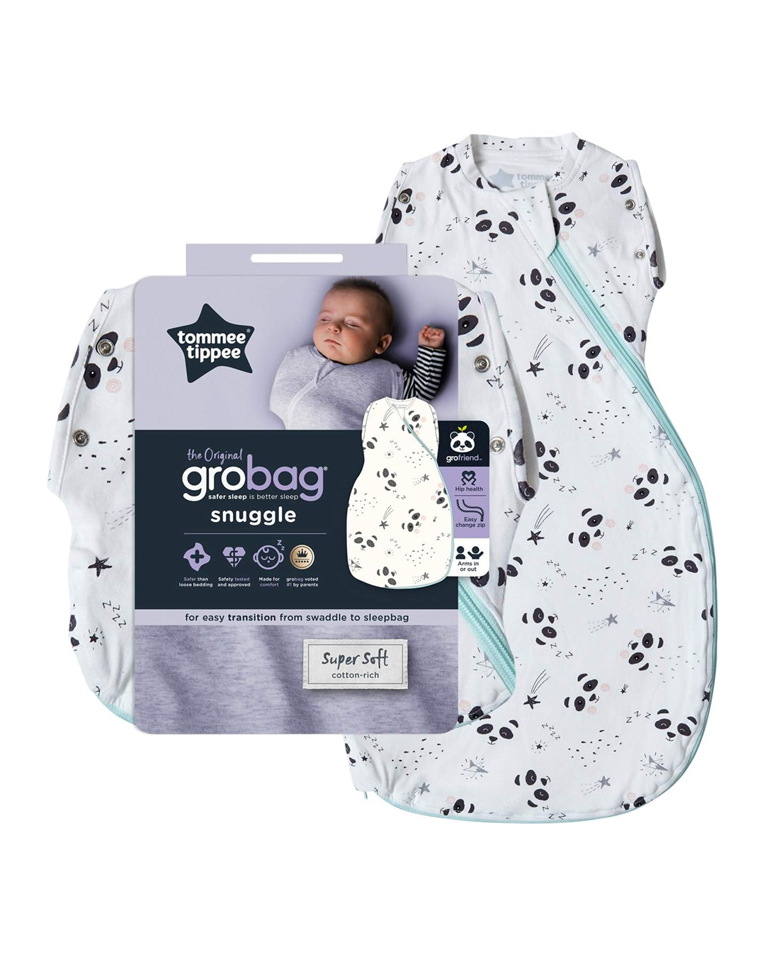 Tommee Tippee Gro Snuggle 3-9mth 1.0Tog Little Pip, Multi