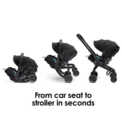 4 in 1 Stroller for 0m+, Car Seat & Stroller in 1 | 3 Reclining Positions, i-Size Certified, Enhanced Safety & Comfort Travel System