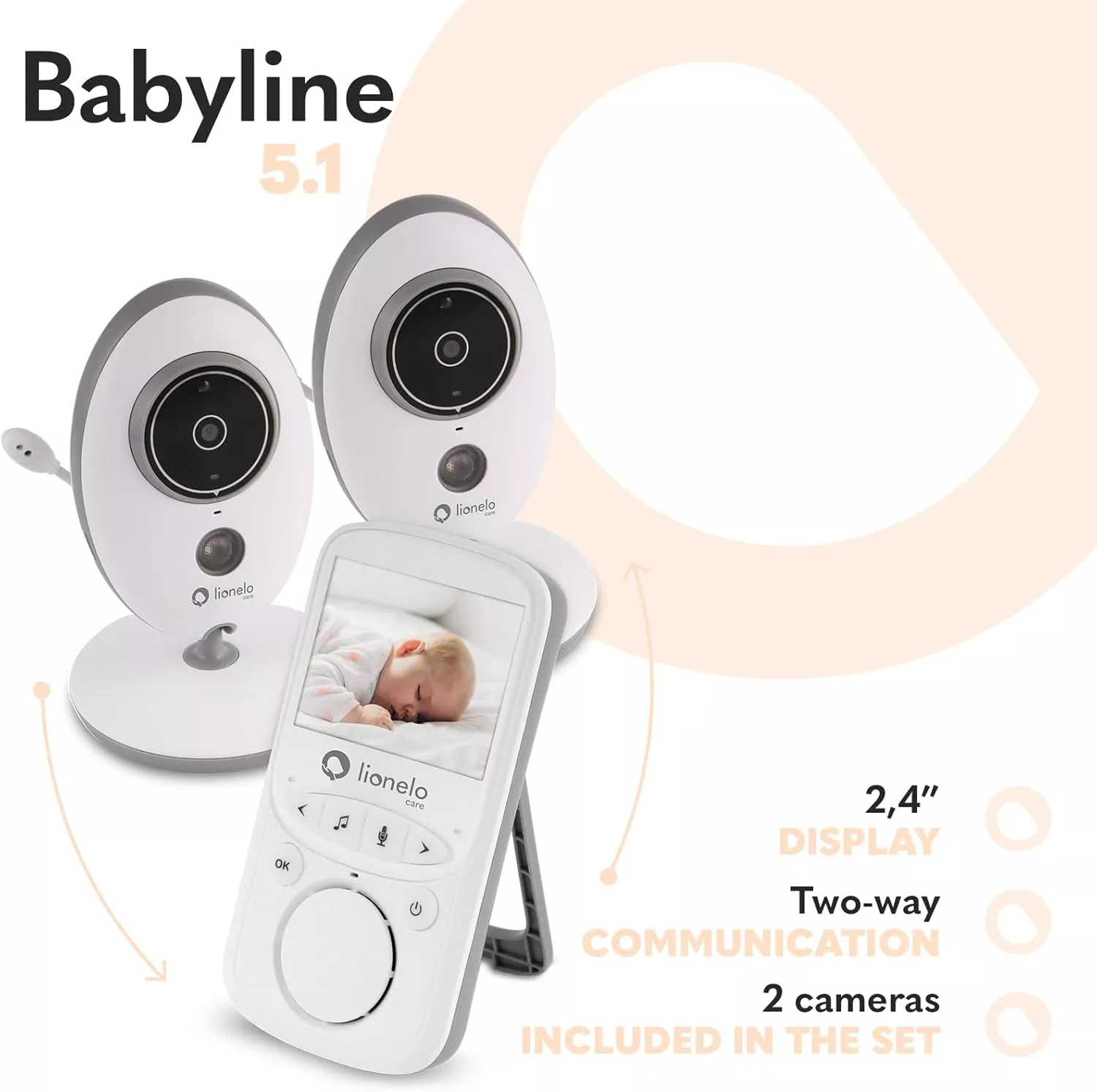 Lionelo Electronic Nanny, Babyline 5.1