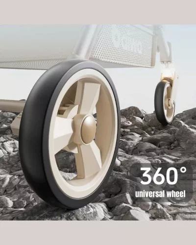 Baiwa Baby Stroller, Foldable Travel Umbrella Cart, Lightweight Stroller & Compact Reclining Pocket Stroller with Music & Light Canopy for Babies