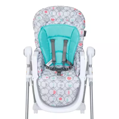 Baby Trend High Feeding Chair, Adjustable and Foldable Kids Chair with Wheels, Reclining Kids Seat with Detachable Feeding Tray