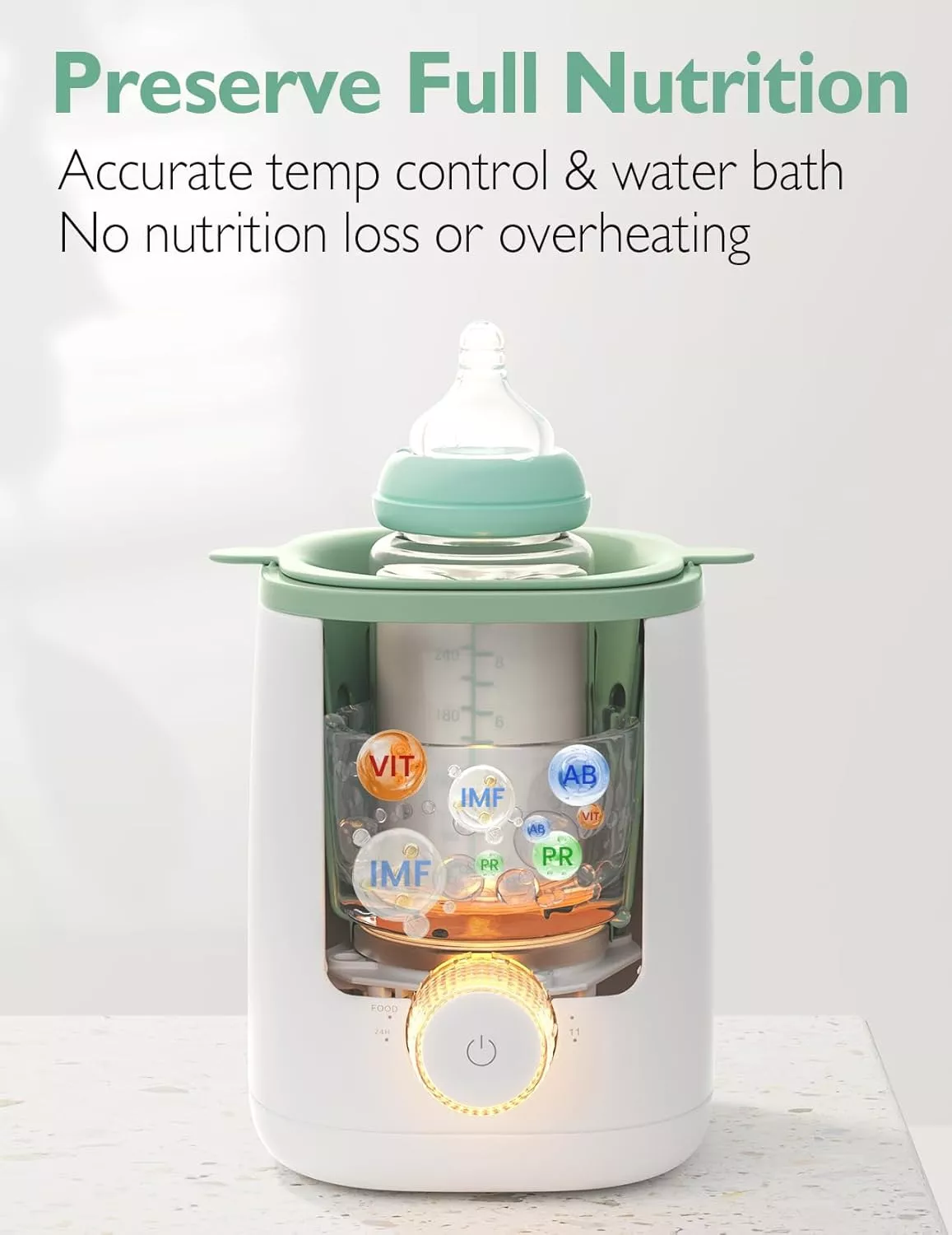 Momcozy Nutri Bottle Warmer, 9-in-1 Baby Bottle Warmer