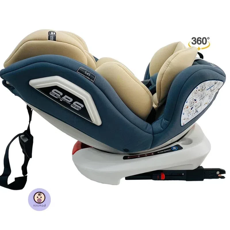 Burbay - auto Isofix 360 Rouge