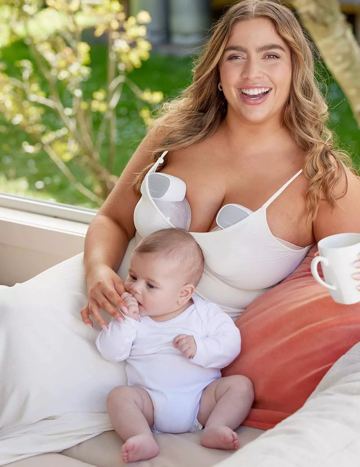 Momcozy S9 Pro Hands-Free Wearable Breast Pump, Electric Pump with 2 Modes & 9 Suction Levels, Long Battery Life, Portable & Quiet, 24mm