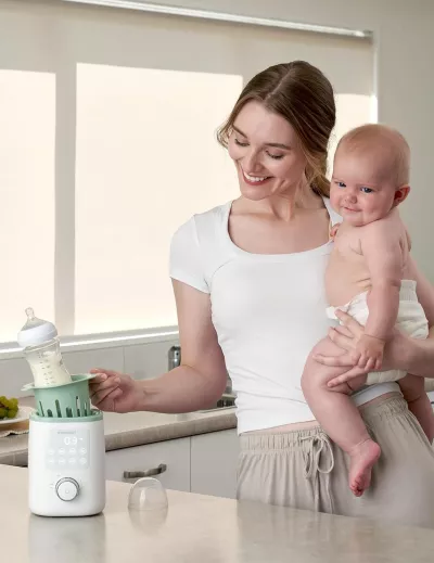 Momcozy Nutri Bottle Warmer, 9-in-1 Baby Bottle Warmer