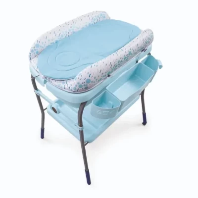 Chicco 2-in-1 Bath And Changing Table, With Changing Mattress, bathtub, and ample storage, 0m+