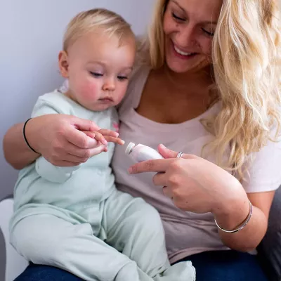 Tommee Tippee Electric Baby Nail File Trimmer, Battery-Powered
