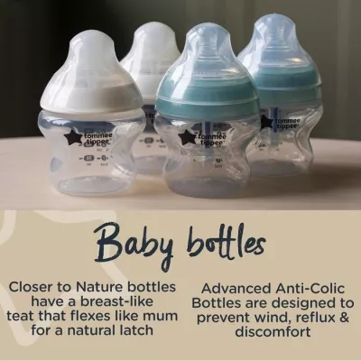 Tommee Tippee Closer to Nature Complete Feeding Set with Electric Steam Steriliser, Bottle Warmer, Soothers & Bottles for Newborns