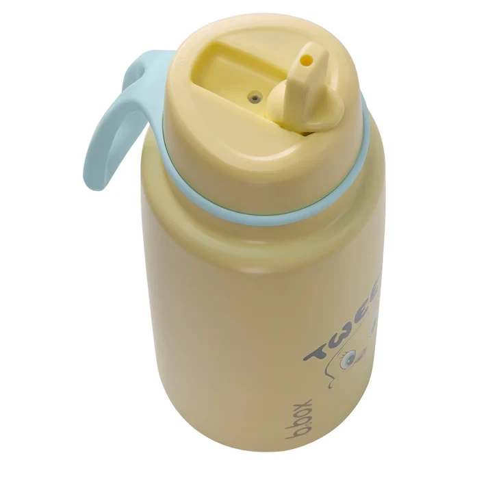 B.box 1L Insulated Water Bottle | Triple-Layer Stainless Steel, Flip Top Lid & Sport Spout | Leakproof, BPA-Free, Keeps Drinks Cold up to 46hrs