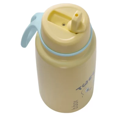 B.box 1L Insulated Water Bottle | Triple-Layer Stainless Steel, Flip Top Lid & Sport Spout | Leakproof, BPA-Free, Keeps Drinks Cold up to 46hrs
