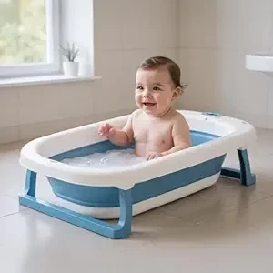 Portable Non-slip Baby Bathtub for Infants to Toddlers