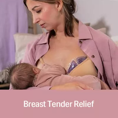 Lansinoh 3-in-1 Hot or cold Reusable Breast Therapy Packs, 2 Pack with Soft Washable Covers
